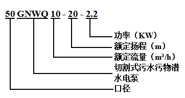 GNWQ切割式汙水潛水電泵(圖1)