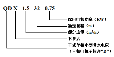 QDX/QX係列潛水泵(圖1)